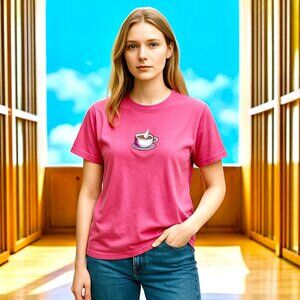 Life Is Good T-Shirt TEA CUP Take Your Sweet Time Graphics